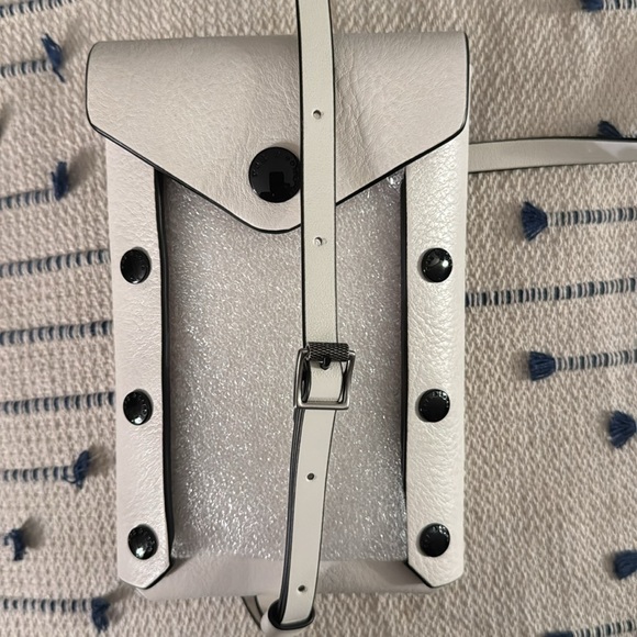 Rag & Bone Stylish Leather White Crossbody Bag - Picture 12 of 12